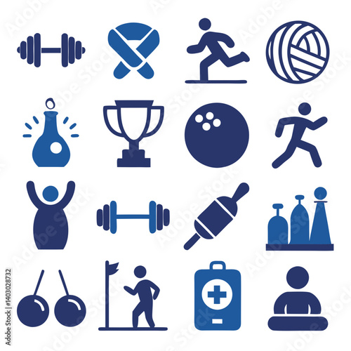 Sports and Fitness: Icons of Health and Recreation