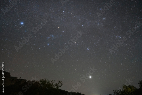 Fototapeta Naklejka Na Ścianę i Meble -  starry night sky