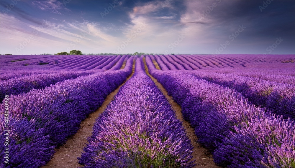 Obraz premium lavender field in provence france