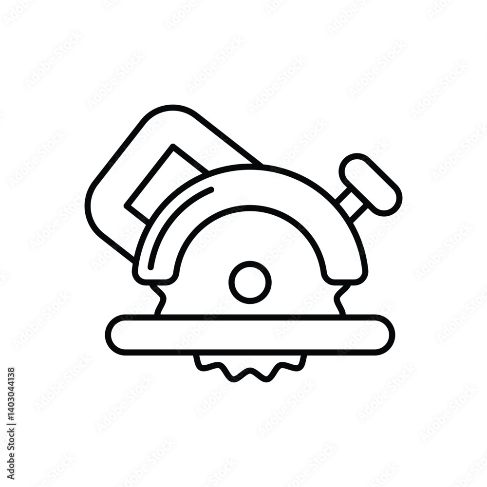Circular Saw Icon vector stock illustration Circular Saw Icon vector stock illustration