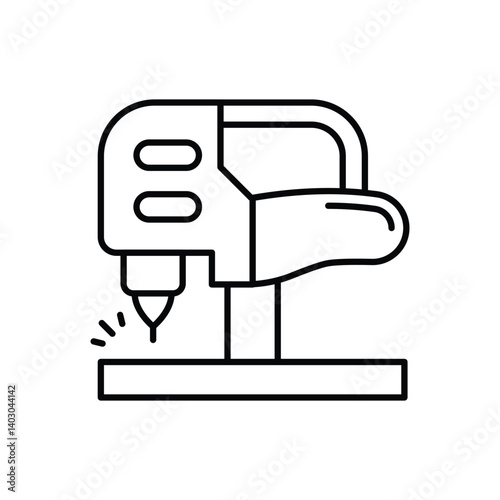 Jigsaw Icon vector stock illustration