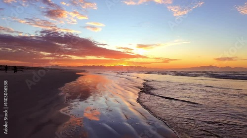 Sunrise Muizenberg beach 25