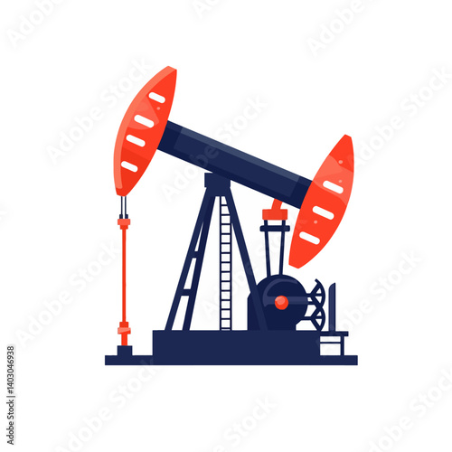 oil pump vector