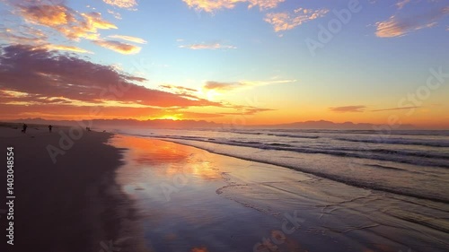 Sunrise Muizenberg beach 22