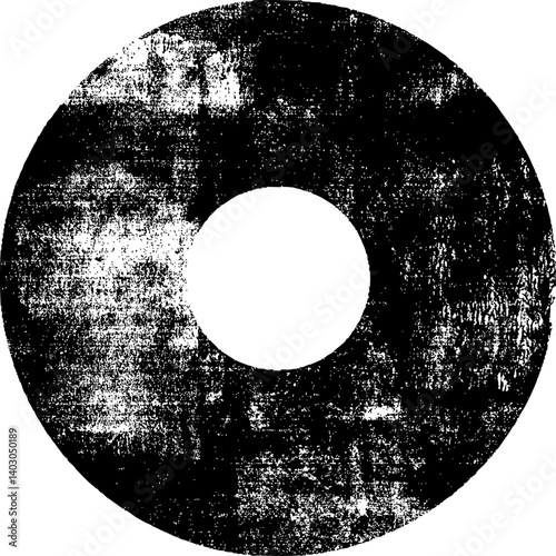 Large circular vector texture with a transparent background