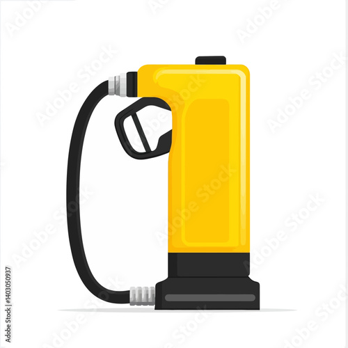 yellow oil pump
