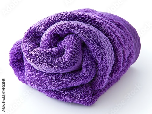 Purple Rolled Towel Studio