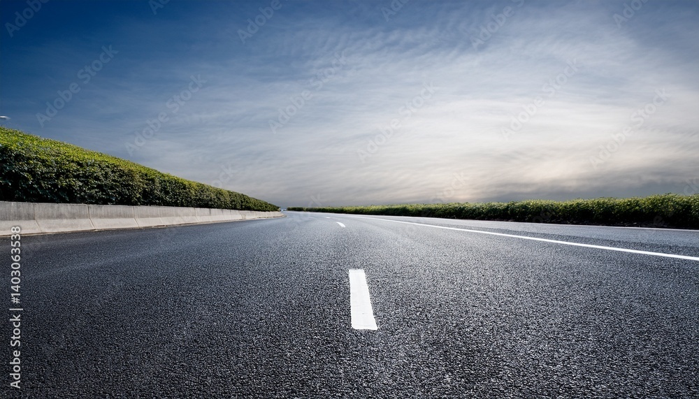 Fototapeta premium New asphalt road texture background