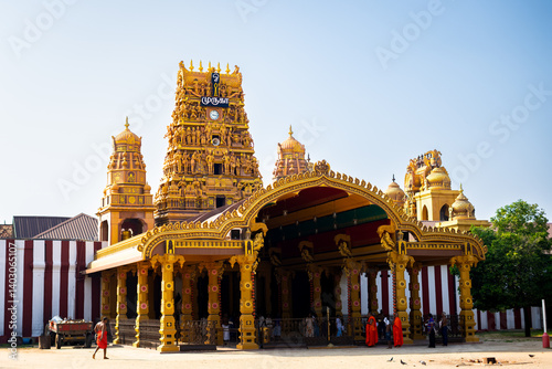Photos A vibrant view of the Nallur Kandaswamy Kovil, a historic Hindu temple located in Jaffna, Sri Lanka