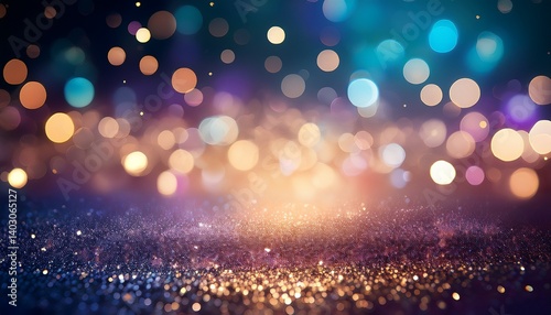 glittery Gradient Defocused Lights Background