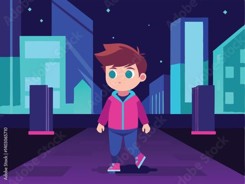 business man walking in the city