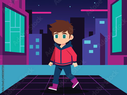 boy in the night
