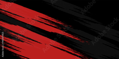 Abstract dark red speed light tail on black background. modern vector illustration