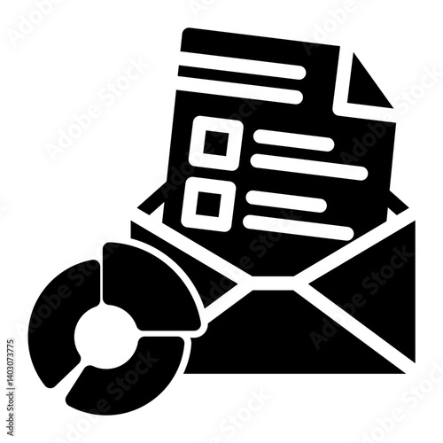 Emails Icon Solid Style for Efficiency Pack Icon Themes
