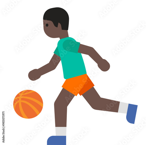 Boy Basketball (Dark Skin)
