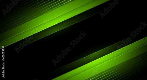 Black lime green abstract background. Geometric. Diagonal line stripe angle 3d shadow. Noise grain grunge particle. Bright neon metallic.
Color gradient. Blank template. Design. Advertising sale