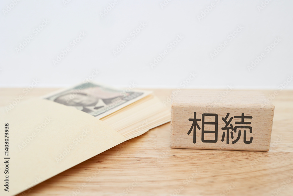 相続に関するイメージ お金と封筒 相続に関するイメージ お金と封筒