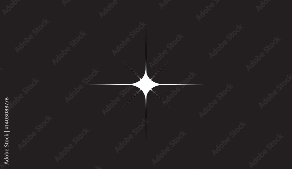 Spark of light or sparkle of light image. Vector illustration Spark of light or sparkle of light image. Vector illustration