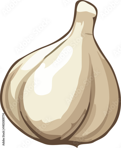 garlic vector art