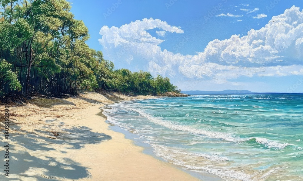 Peaceful Beach Day
