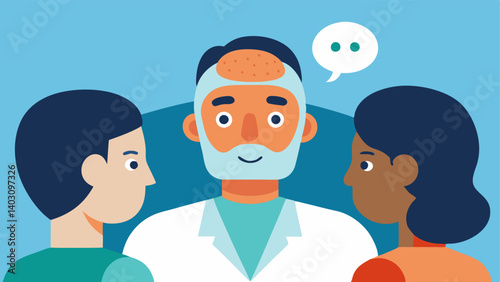 Patients Facial Expression A closeup of the patients face showing a mix of curiosity and concern as they engage with the doctor about their MRI findings.