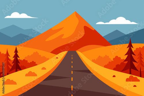 road to the mountains