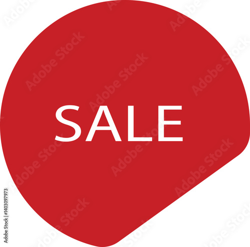 Sale price tag product badges Stickers Labels Tags Ribbons icon in Flat. big Seller isolated on transparent background