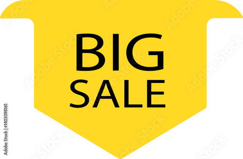 Sale price tag product badges Stickers Labels Tags Ribbons icon in Flat. big Seller isolated on transparent background