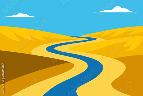 road in the desert