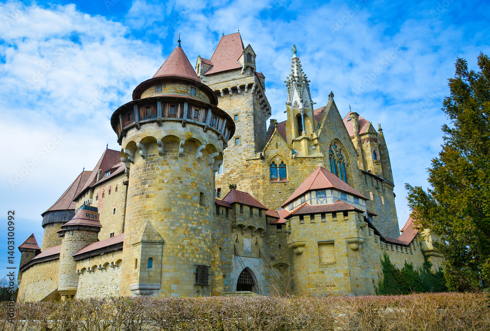 castle in the city