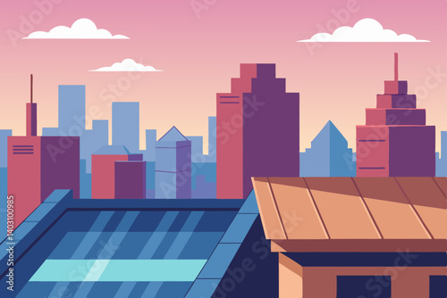 modern buildings in the city