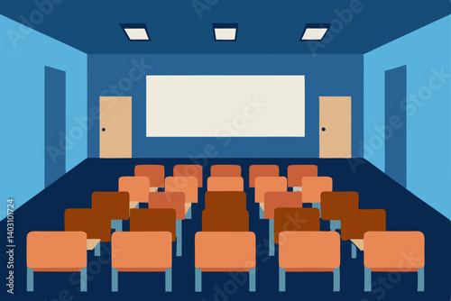 conference room with chairs