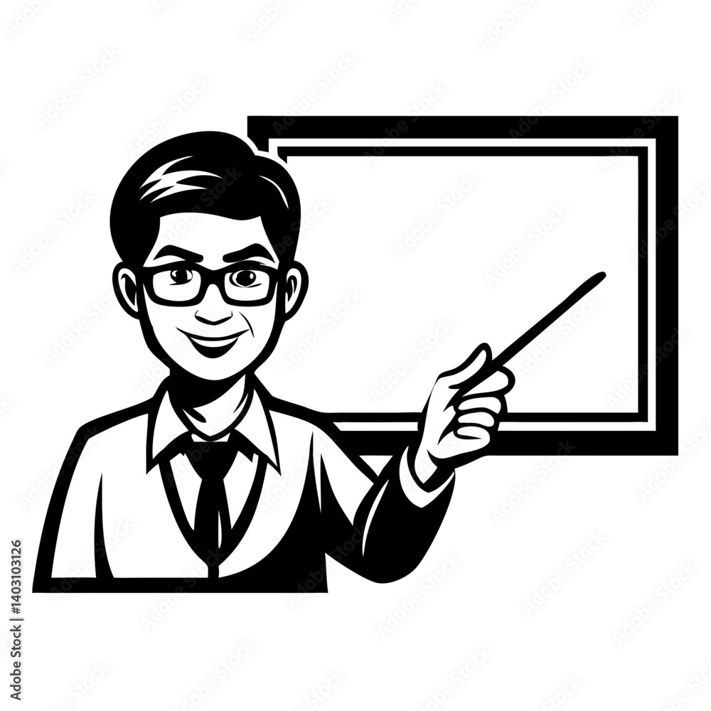 Engaging Teacher with Pointer and Blackboard Design for Educational Materials and Presentations Engaging Teacher with Pointer and Blackboard Design for Educational Materials and Presentations