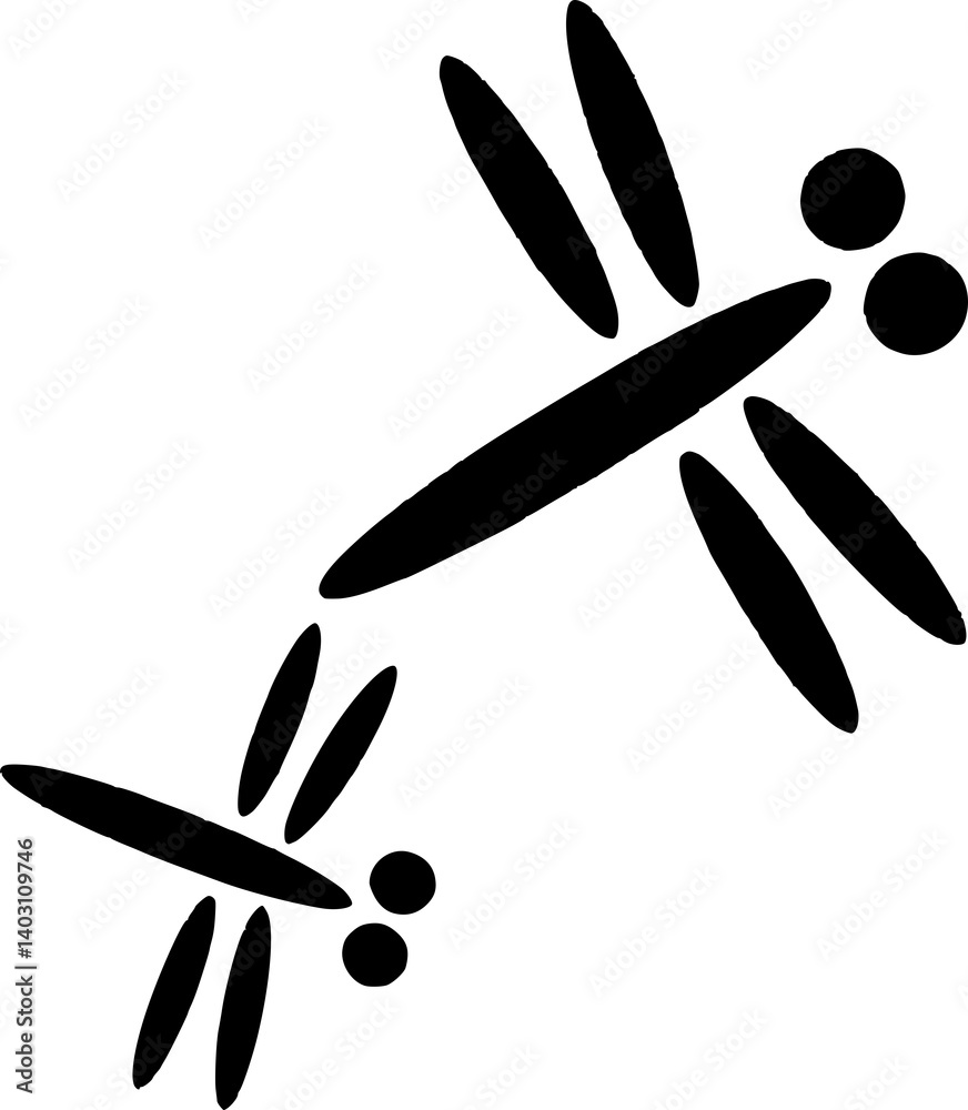 Dragonfly Silhouette Dragonfly Silhouette