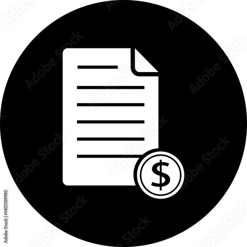 Bonds icon in flat. stock market treasury bond isolated on transparent background
