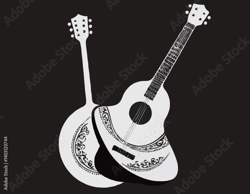 Icône web plate Balalaika. Conception du logo Balalaika. Instrument à cordes russe traditionnel simple balalaïka signe silhouette noir uni icône vectorielle conception. Concept d’instruments de musiqu