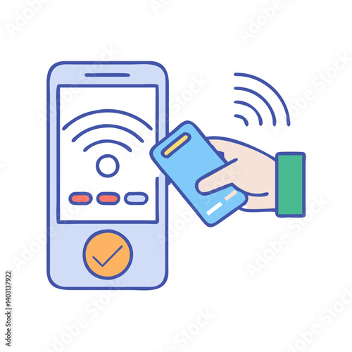 contactless  icon, contactless  vector illustration-simple illustration of contactless , perfect for contactless  logos and icons