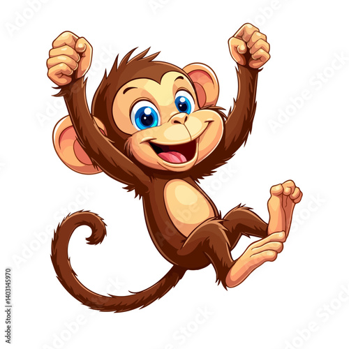 
animals cartoon vector illustration ape monkey art drawing

