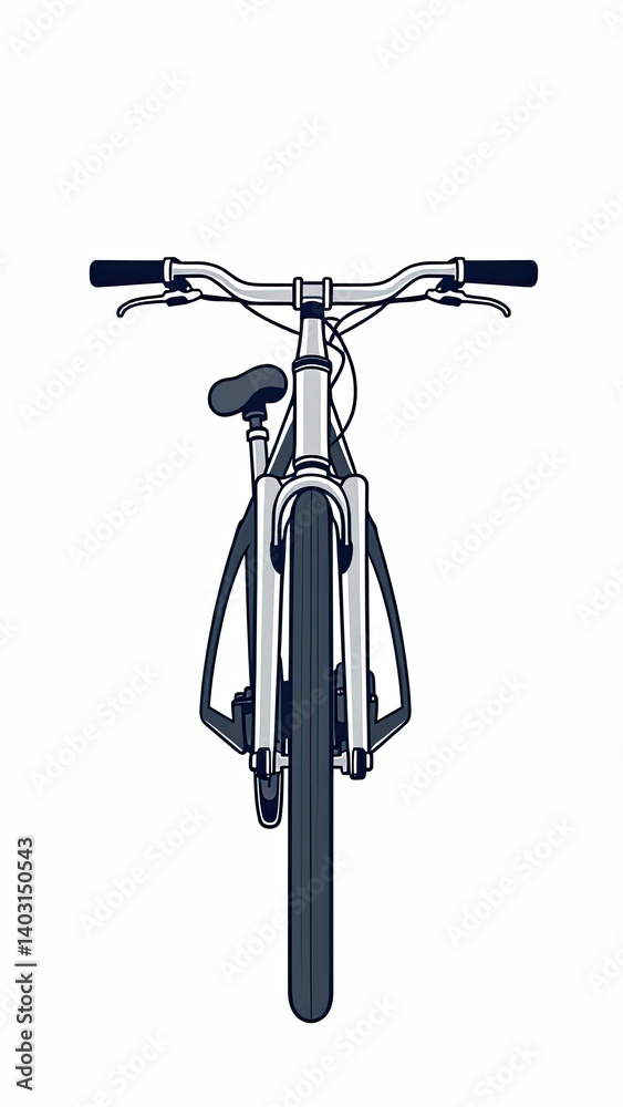 Naklejka premium bicycle vector illustration