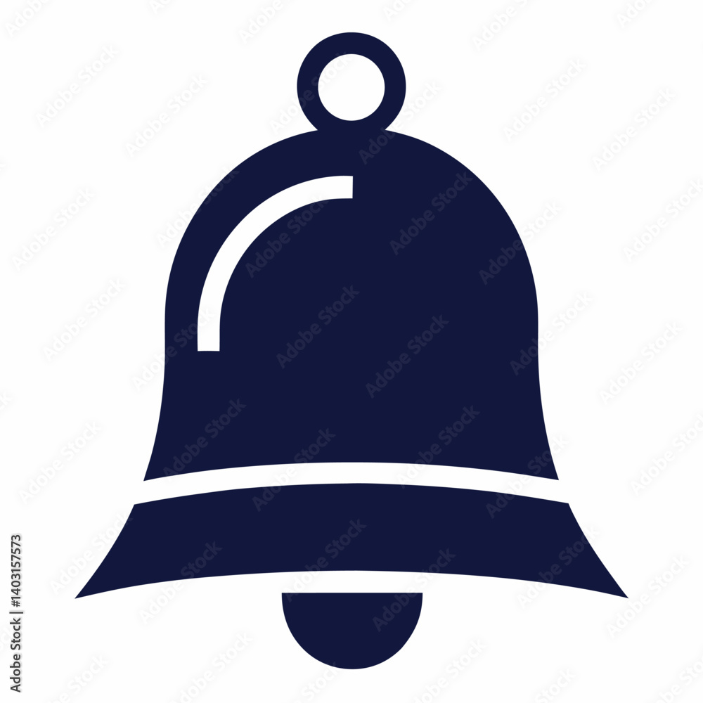 Naklejka premium vector notification bell icon