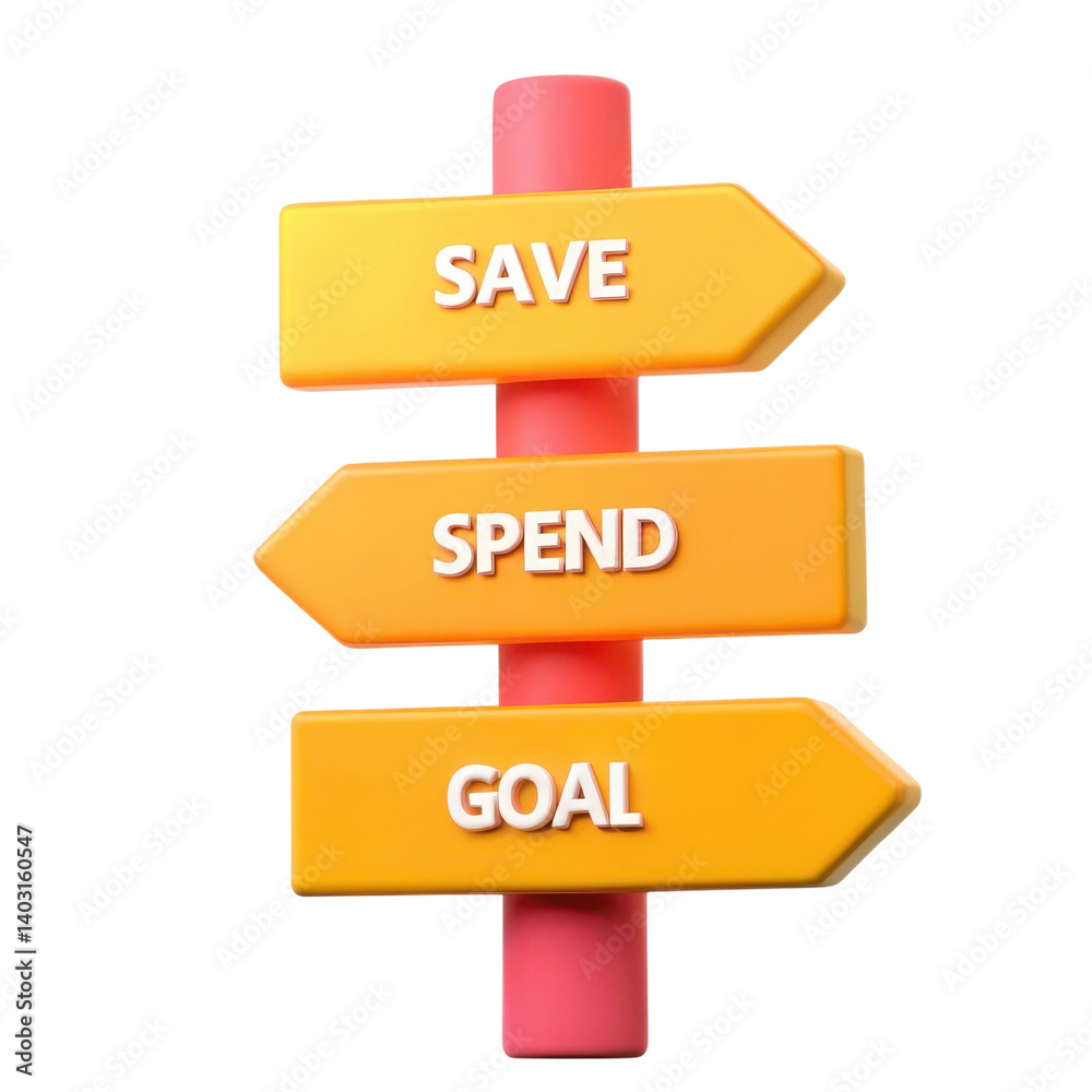 Directional signpost with Directional signpost with