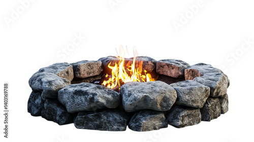 Outdoor fire pit ideas backyard stone firepit design inspiration for cozy evenings and gatherings design on transparent background