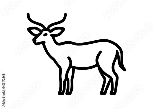 kudu  animal icon
