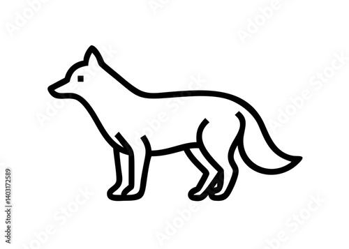Fox animal icon