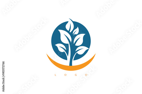 Flat minimalist psychotherapy logo therapy logo 