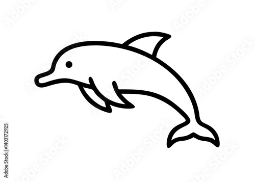 dolphin. animal icon