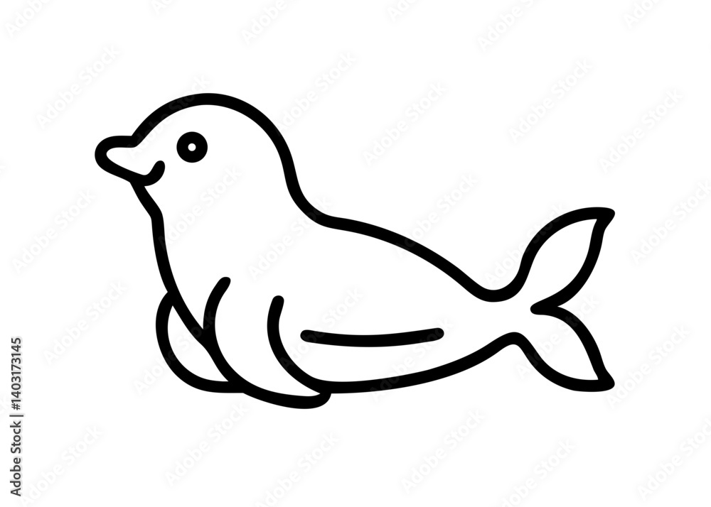 seal. animal icon seal. animal icon