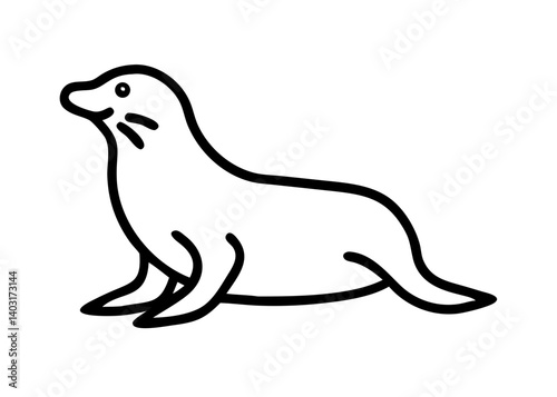 sea-lion. animal icon