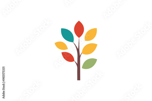 Flat minimalist psychotherapy logo therapy logo 