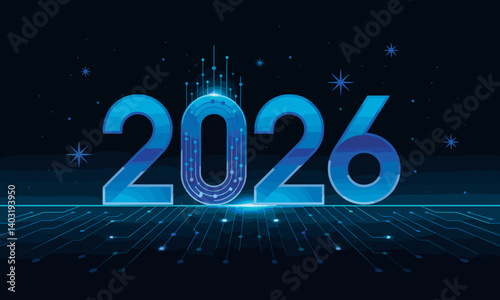 2026, new year evening, new year poster, new year banner, holiday, new, year, sign, celebration, neon, new year, night, eve, light, happy, card, party, decoration, winter, city, sky, christmas, firewo